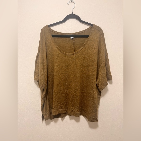 Forest Green Batwing Crop - Picture 1 of 3